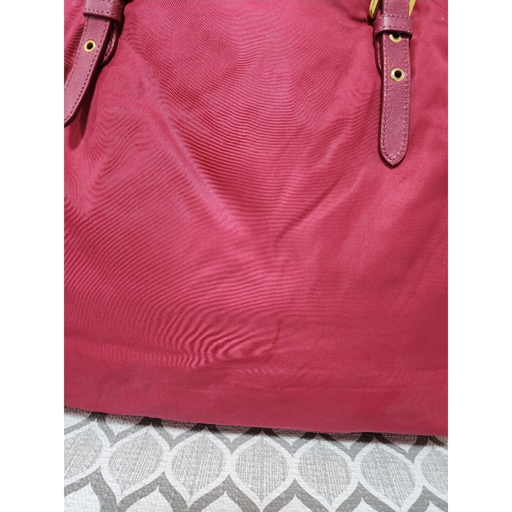 Prada Saffiano Leather Tote Bag Pink - Picture 10 of 13